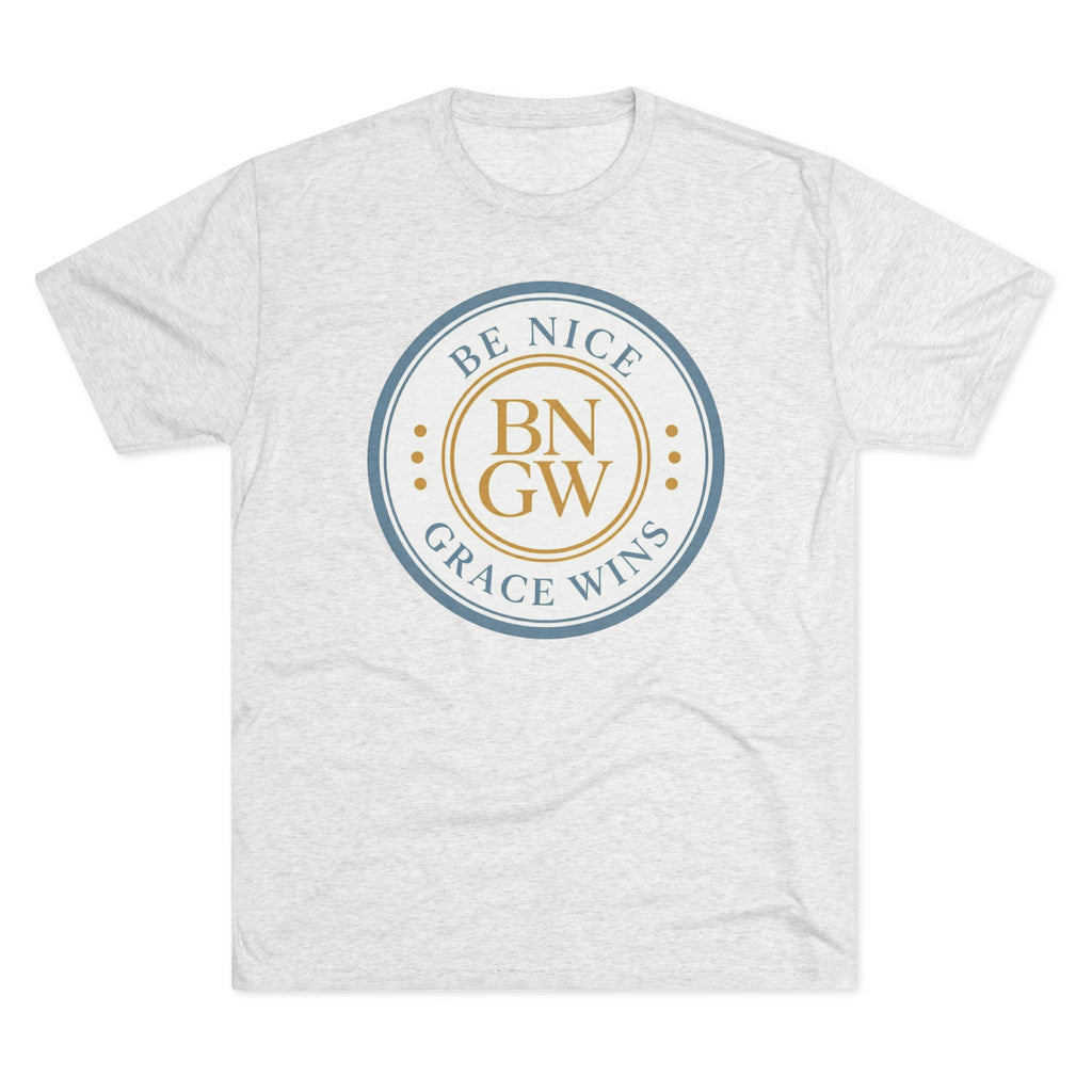 Tri-Blend Tee in Athletic Heather, front view