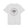 Faith Kindness Grace Performance Tee in Sport Grey, front view
