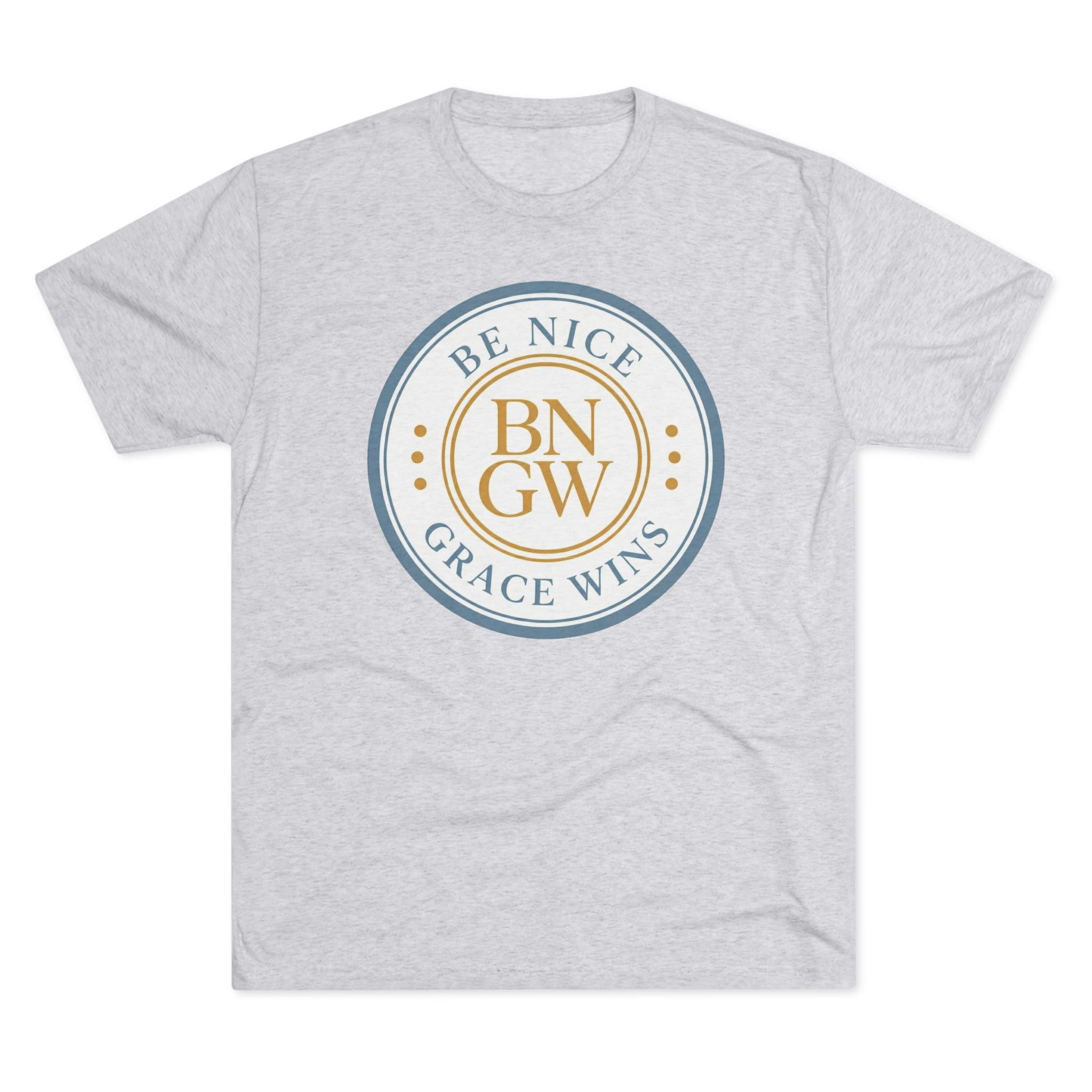 Tri-Blend Tee in Athletic Heather, front view