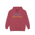 Be Nice Grace Wins Hoodie in Berry, front view