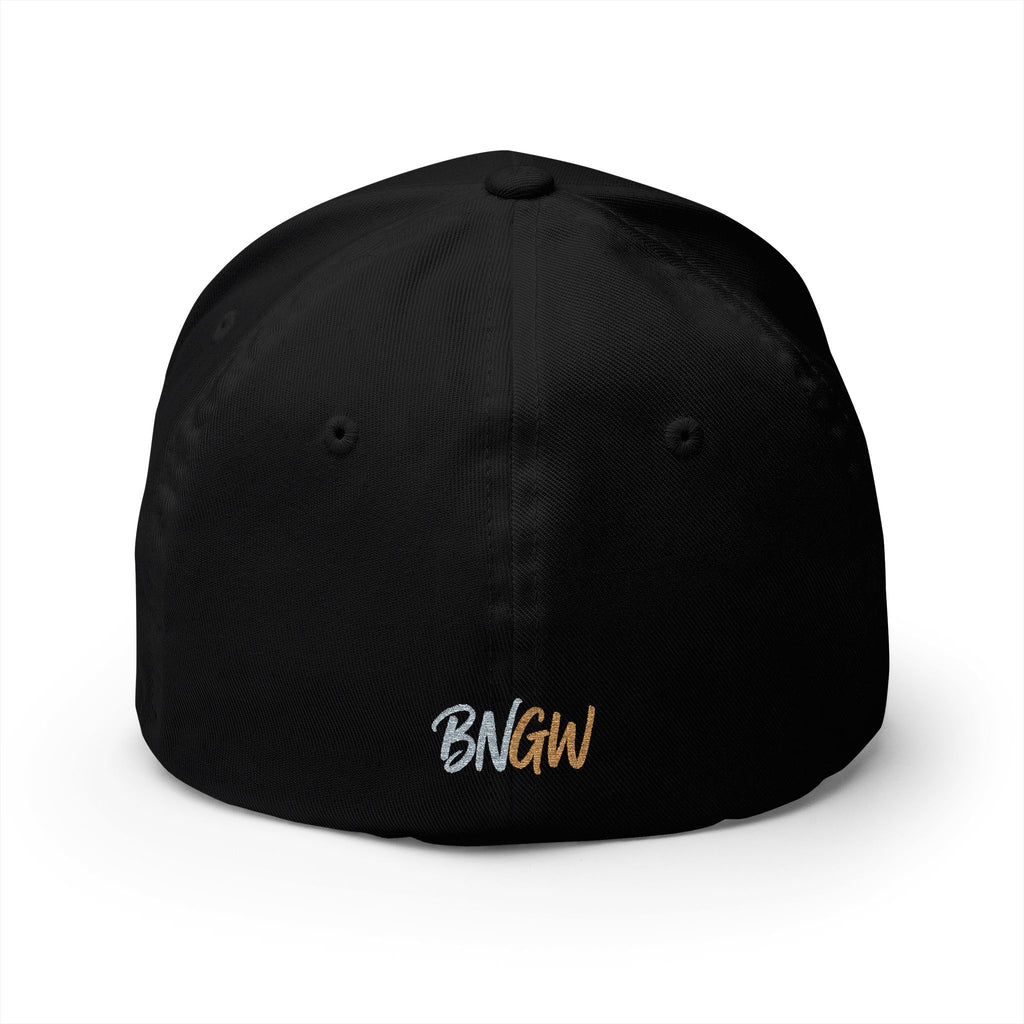 Back view of Be Nice Grace Wins Structured Cap in Black