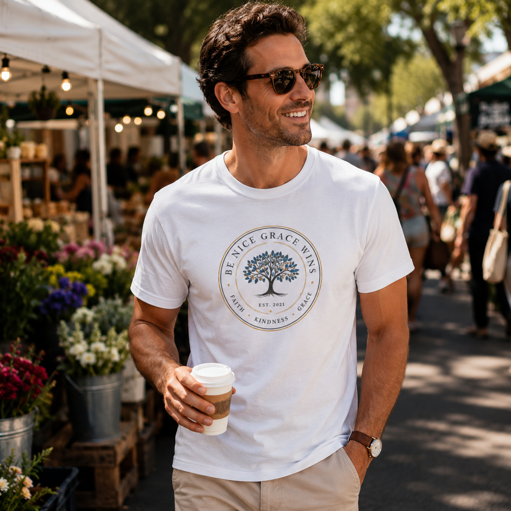 Faith Kindness Grace Performance Tee