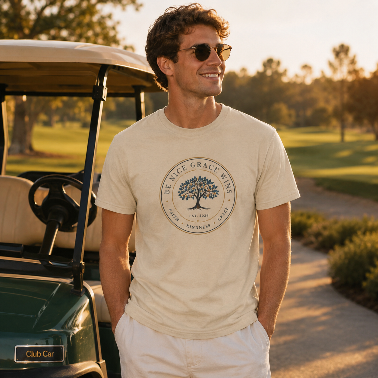 Faith Kindness Grace Performance Tee