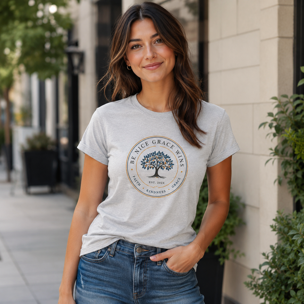 Faith Kindness Grace Performance Tee