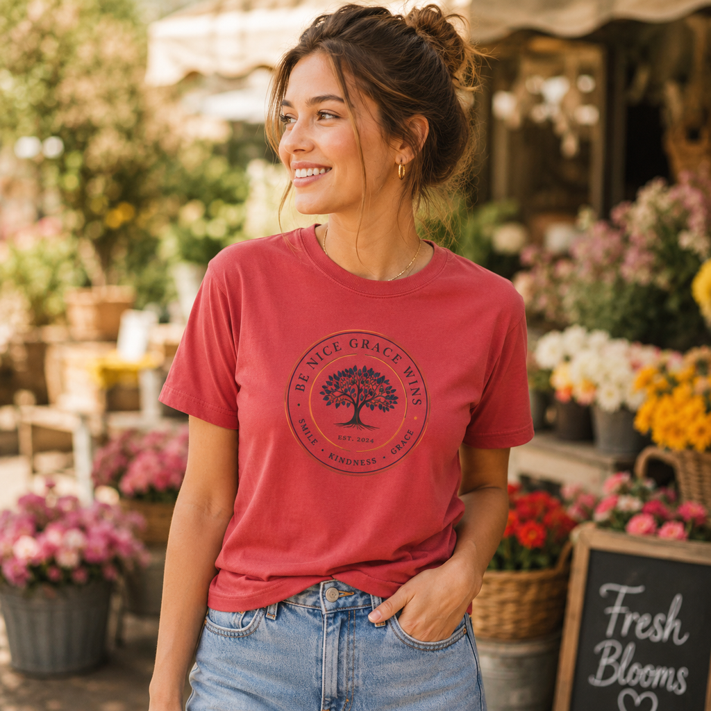 Faith Kindness Grace Performance Tee